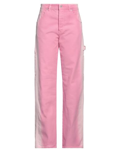 Shop Heron Preston Woman Jeans Pink Size 28 Cotton