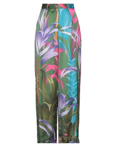Kaos Woman Pants Green Size 8 Viscose In Green