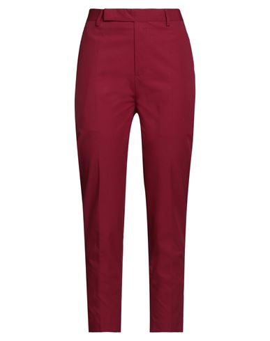 Rick Owens Woman Pants Garnet Size 10 Cotton In Red