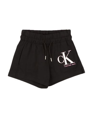 Calvin Klein Jeans Est.1978 Calvin Klein Jeans Toddler Girl Shorts & Bermuda Shorts Black Size 6 Cotton, Elastane In Black