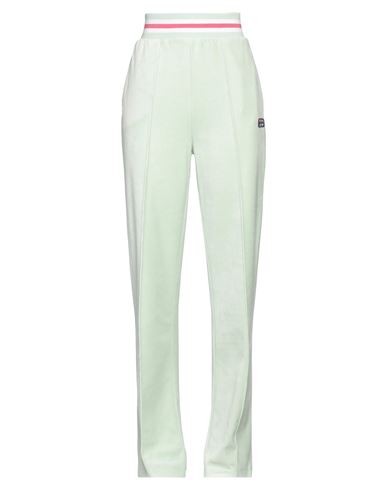 Fila Woman Pants Light Green Size Xs Cotton, Polyester