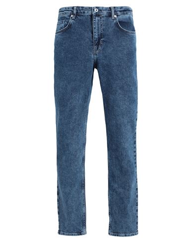 Karl Lagerfeld Jeans Man Jeans Blue Size 33w-32l Organic Cotton, Elastane