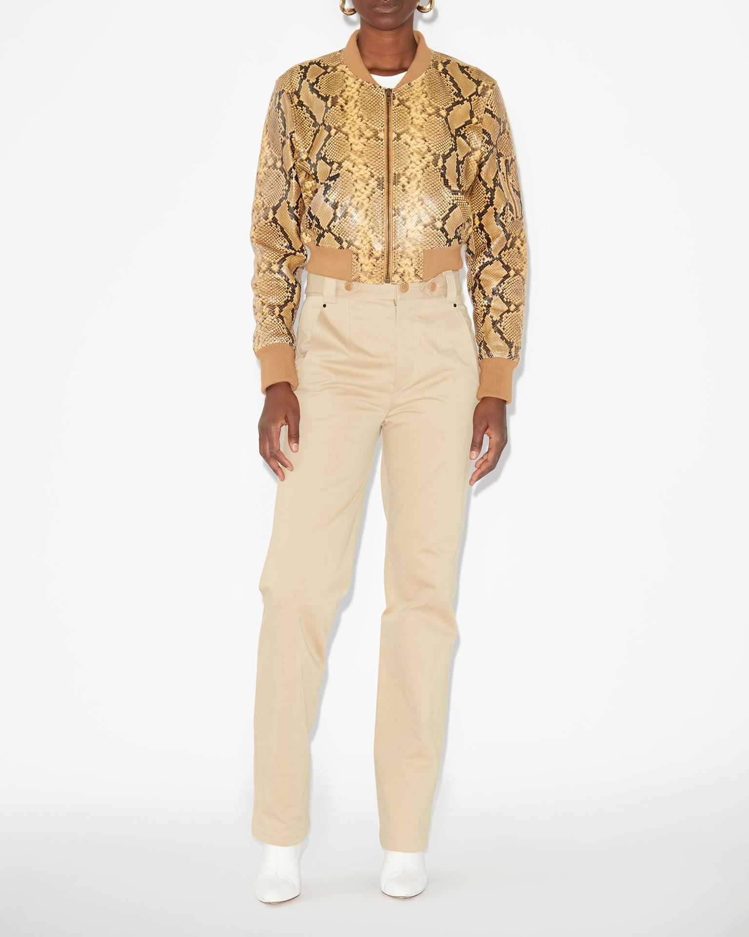 ISABEL MARANT, LINALI TROUSERS - Mujer - Beis