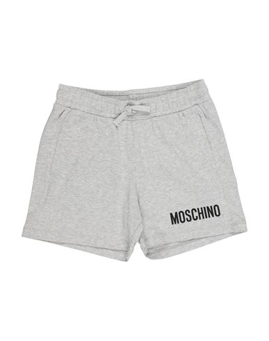 Moschino Kid Babies'  Toddler Boy Shorts & Bermuda Shorts Light Grey Size 4 Cotton, Elastane In Gray