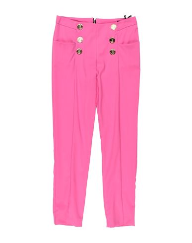 Shop Balmain Toddler Girl Pants Fuchsia Size 4 Virgin Wool In Pink