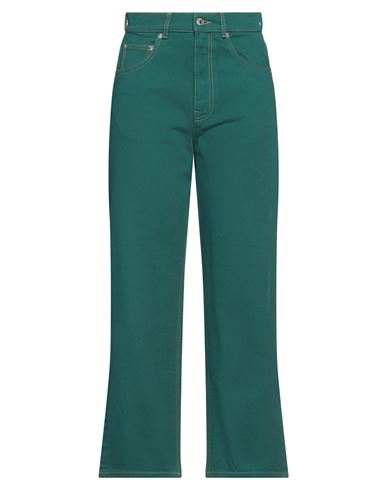 Grifoni Woman Pants Green Size 26 Cotton