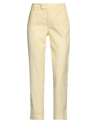 Re-hash Re_hash Woman Pants Yellow Size 26 Polyester, Cotton, Linen