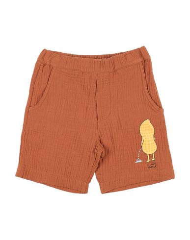 Shop Le Petit Coco Toddler Boy Shorts & Bermuda Shorts Brown Size 3 Cotton