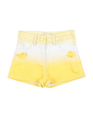 Shop Monnalisa Toddler Girl Shorts & Bermuda Shorts Yellow Size 6 Cotton, Elastane