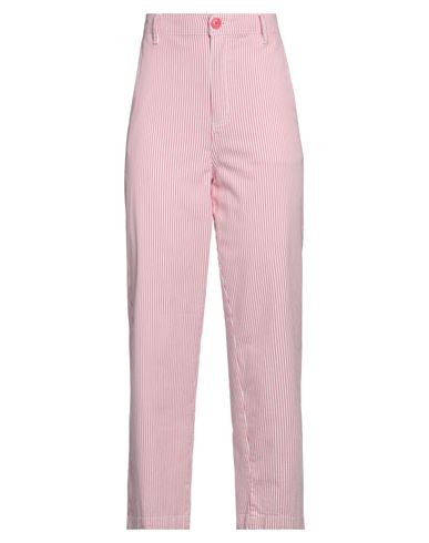 Tommy Jeans Woman Pants Fuchsia Size 31 Cotton, Elastane In Pink