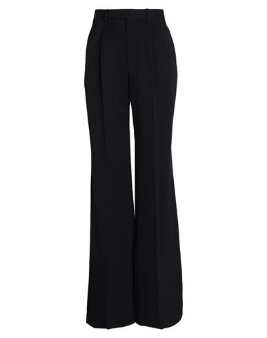 Shop Saint Laurent Woman Pants Black Size 6 Wool