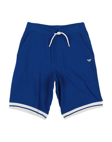 Shop Emporio Armani Toddler Boy Shorts & Bermuda Shorts Azure Size 6 Cotton, Polyester, Elastane In Blue