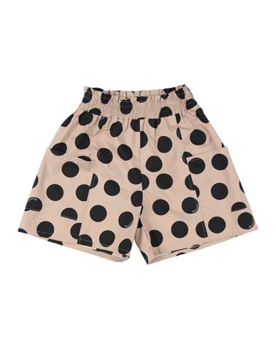 Shop Monnalisa Toddler Girl Shorts & Bermuda Shorts Sand Size 6 Cotton In Beige