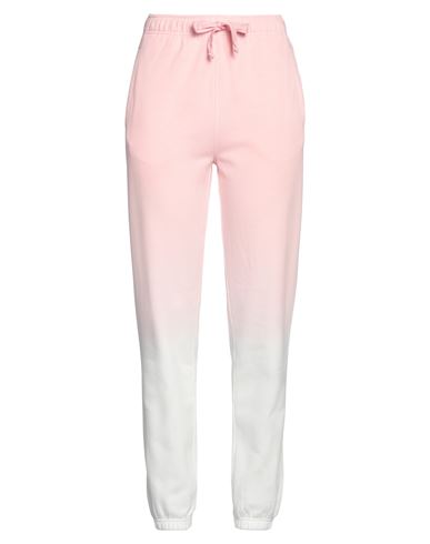Juvia Woman Pants Pink Size M Cotton, Polyester