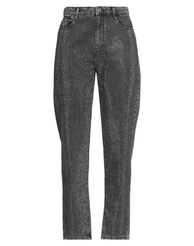 Woman Pants Steel grey Size 0 Cotton, Silk