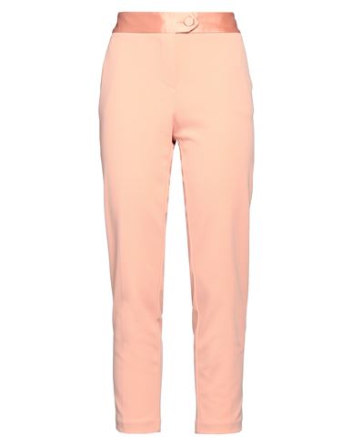 Imperial Woman Pants Salmon Pink Size Xl Polyester, Elastane