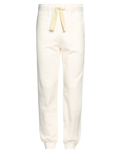 Lanvin Man Pants Cream Size M Cotton In White