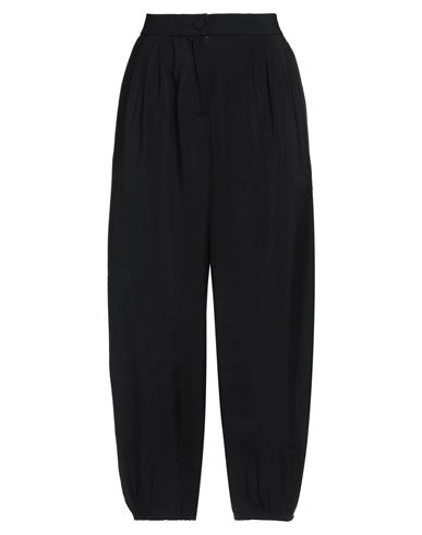 Souvenir Woman Pants Black Size Xl Modal, Polyester