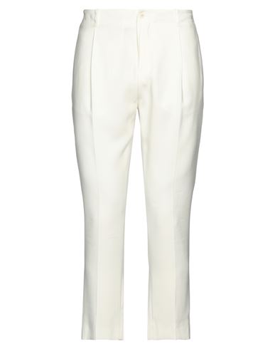 Daniele Alessandrini Man Pants White Size 32 Viscose, Polyester