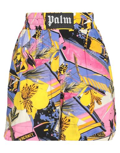 Palm Angels Woman Shorts & Bermuda Shorts Purple Size Xs Viscose, Polyester In Multi