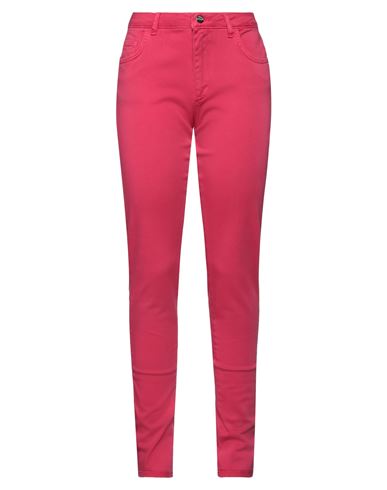 Shop Marani Woman Pants Fuchsia Size 32 Cotton, Polyester, Elastane In Pink