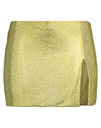 Giuseppe Di Morabito Woman Mini Skirt Acid Green Size 6 Polyamide, Elastane