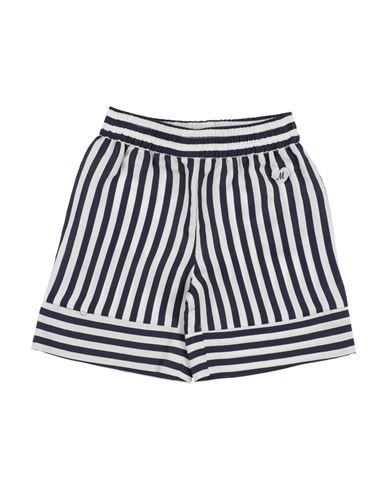 Monnalisa Newborn Girl Pants Midnight Blue Size 3 Viscose, Polyester In Blue
