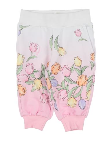 Shop Monnalisa Newborn Girl Pants Pink Size 3 Cotton, Elastane