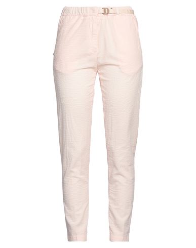 White Sand Woman Pants Light Pink Size 4 Cotton
