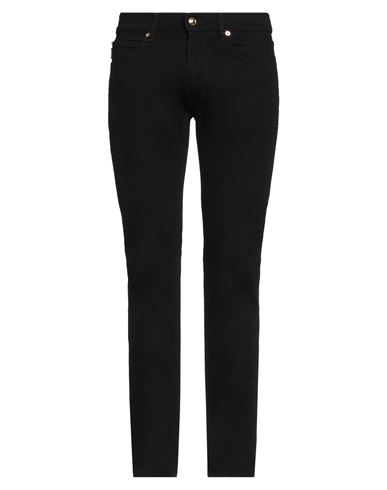 Shop Versace Man Jeans Black Size 31 Cotton, Elastane
