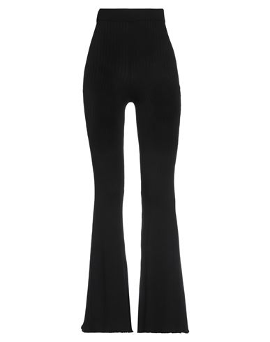 Akep Woman Pants Black Size S Viscose, Polyester