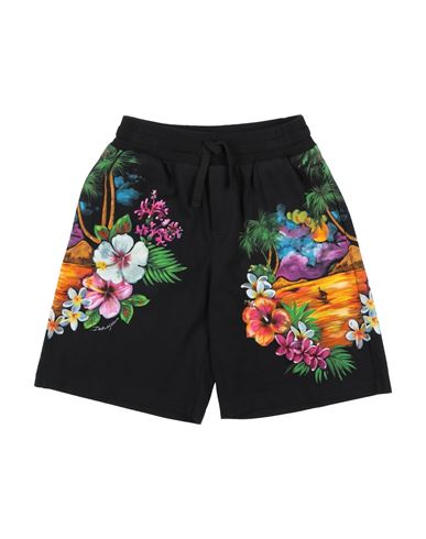 Dolce & Gabbana Toddler Boy Shorts & Bermuda Shorts Black Size 5 Cotton In Black