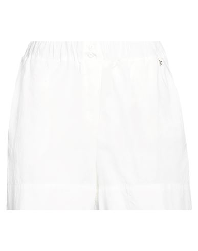 Souvenir Woman Shorts & Bermuda Shorts White Size M Cotton