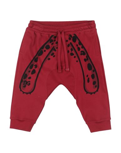 Dolce & Gabbana Newborn Boy Pants Red Size 3 Cotton In Red