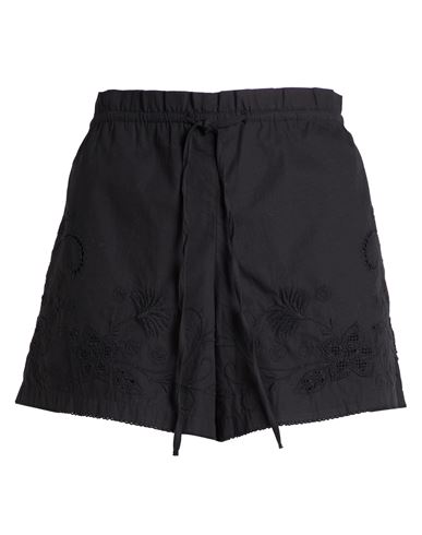 Rag & Bone Woman Shorts & Bermuda Shorts Black Size L Cotton, Modal, Polyester