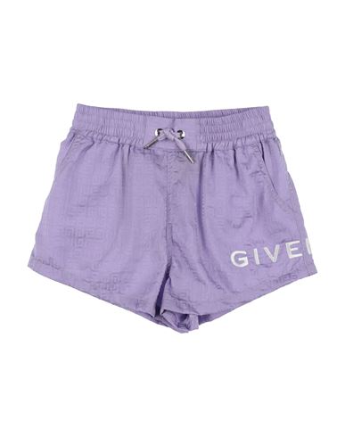 Shop Givenchy Toddler Girl Shorts & Bermuda Shorts Light Purple Size 5 Polyamide
