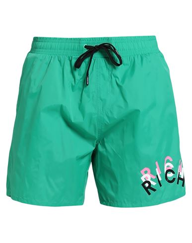 John Richmond Man Swim Trunks Green Size Xxl Nylon