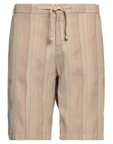 Harmont & Blaine Man Shorts & Bermuda Shorts Sand Size 32 Cotton, Linen, Polyester In Beige