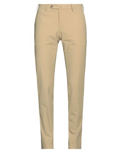 Pt Torino Man Pants Khaki Size 34 Polyamide, Elastane In Beige