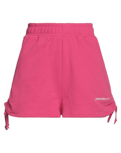 Hinnominate Woman Shorts & Bermuda Shorts Magenta Size M Cotton