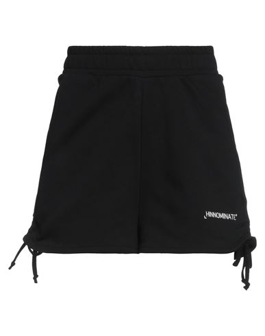 Hinnominate Woman Shorts & Bermuda Shorts Black Size L Cotton