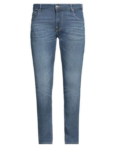 Guess Man Jeans Blue Size 28w-32l Cotton, Modal, Silk, Polyester, Elastane