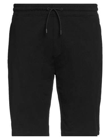Guess Man Shorts & Bermuda Shorts Black Size Xxl Cotton, Elastane