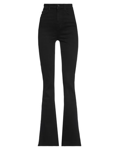 7 For All Mankind Woman Jeans Black Size 24 Cotton, Elastomultiester, Elastane