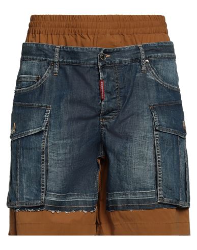 Dsquared2 Man Shorts & Bermuda Shorts Camel Size 30 Cotton, Elastane In Beige