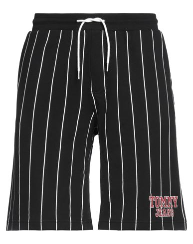 Tommy Jeans Man Shorts & Bermuda Shorts Black Size S Cotton