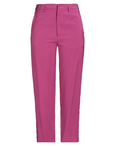 Dondup Woman Pants Fuchsia Size 6 Viscose, Polyester In Purple