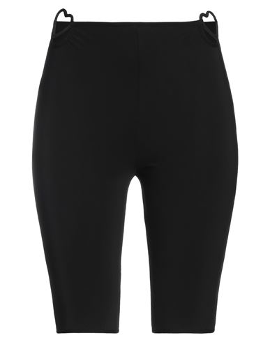 Nensi Dojaka Woman Shorts & Bermuda Shorts Black Size L Polyester, Elastane