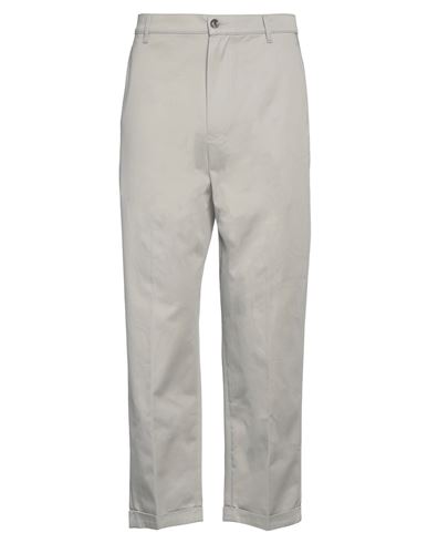Kenzo Man Pants Grey Size 42 Cotton In Grey
