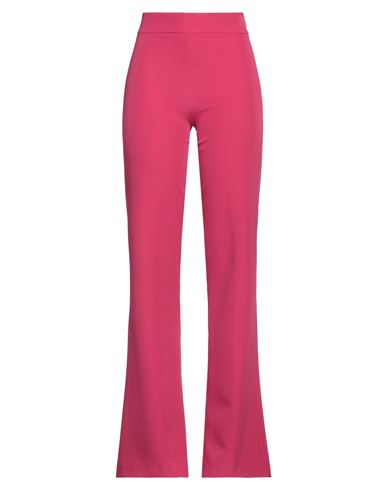 Mariuccia Woman Pants Fuchsia Size S Polyester, Elastane In Pink
